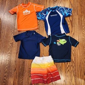Lot of boys swim wear mostly 24mo-2T